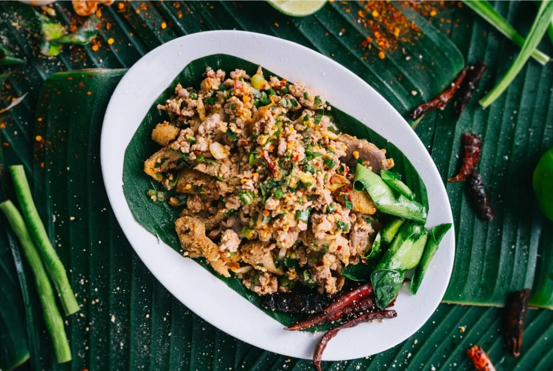Traditional Isan food