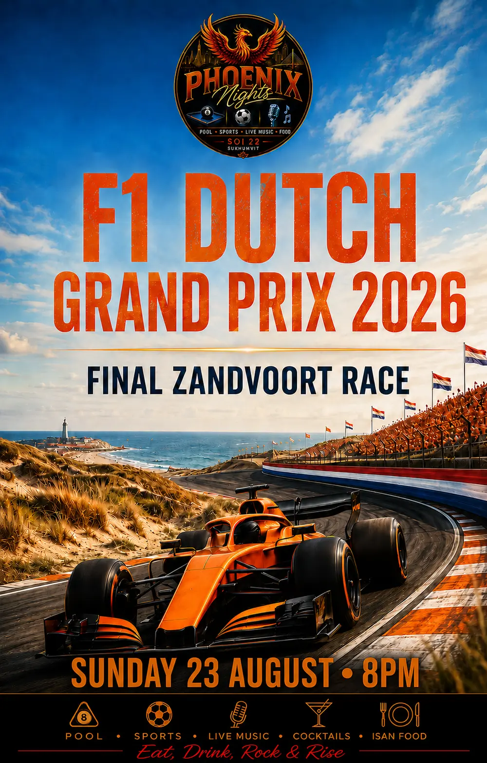 Formula 1 Dutch Grand Prix 2026 event poster